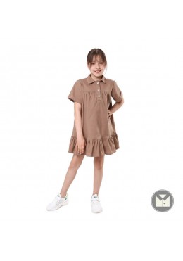 Timbo бежевое платье для девочки Tutti P070971